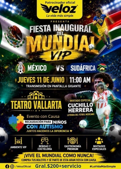 FIESTA INAUGURAL MUNDIAL VIP